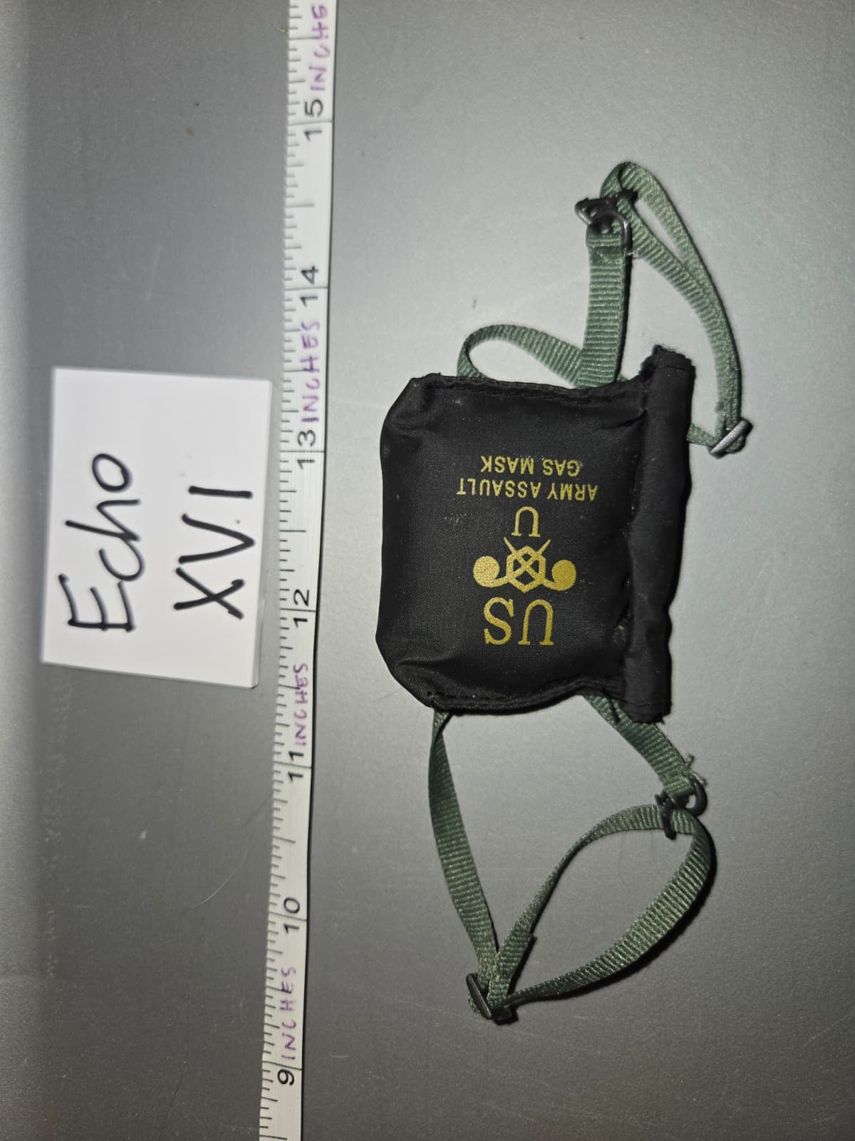 1/6 Scale WWII US Cloth Gas Mask Bag