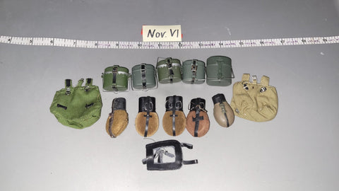 1/6 Scale WWII German Field Gear Lot