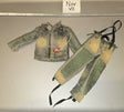 1/6 Scale Modern Era US Military Ghillie Suit Jacket and Pants Uniform with Strobe Light - Nov VII
