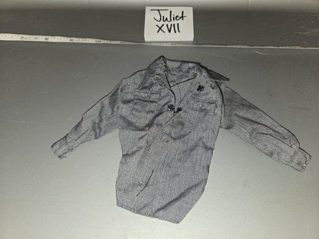 1/6 Scale WWII German Grey Work Shirt - Juliet XVII