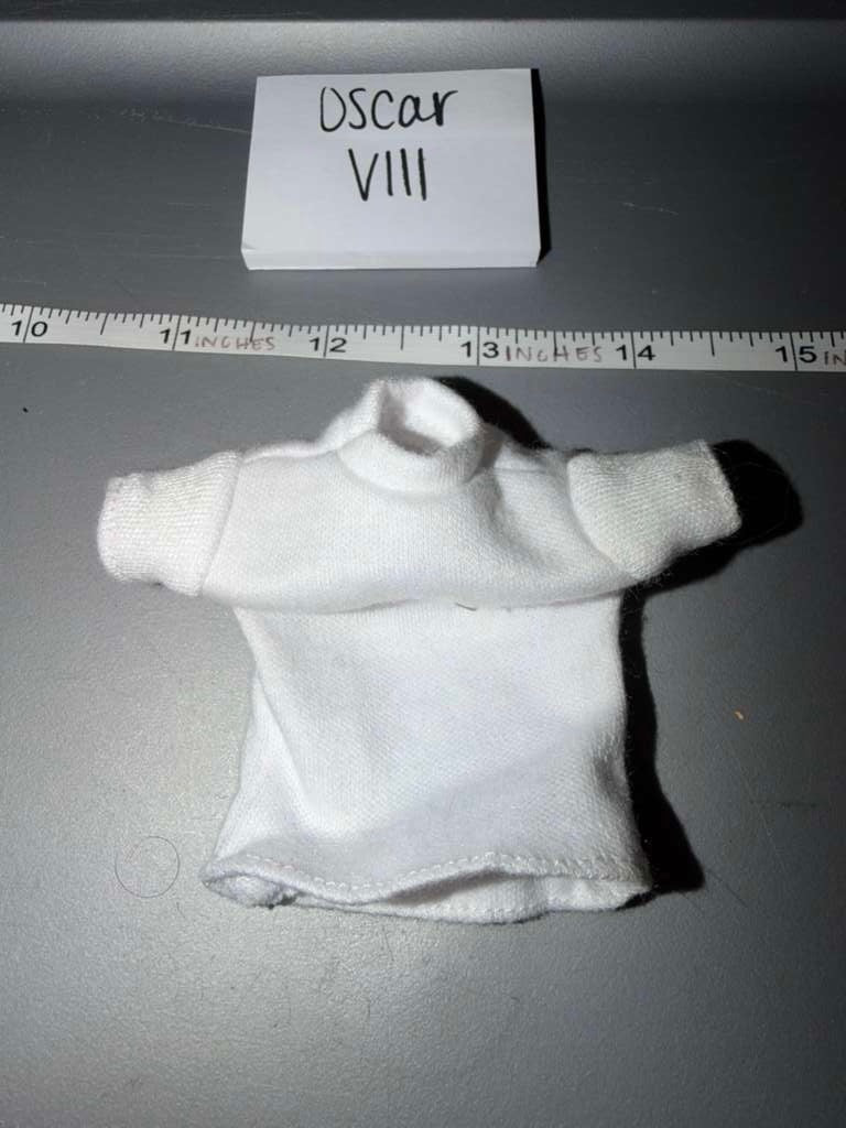 1/6 Scale Modern Era White Turtleneck Sweater - Oscar VIII