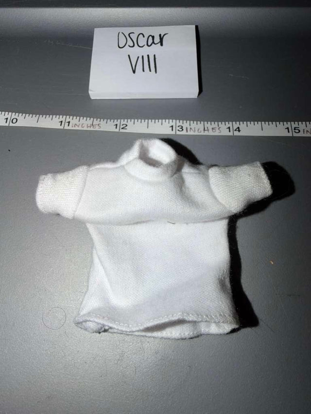 1/6 Scale Modern Era White Turtleneck Sweater - Oscar VIII