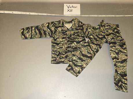 1/6 Scale Vietnam Era Tiger Stripe BDU Uniform Set - Victor XII
