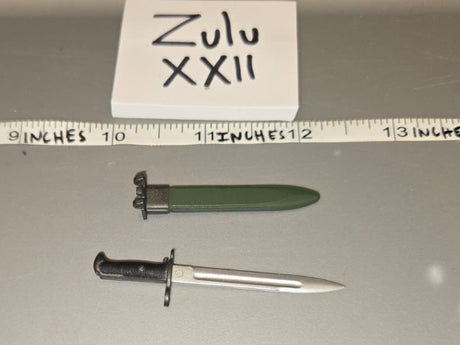 1/6 Scale Vietnam US M7 Bayonet and Scabbard