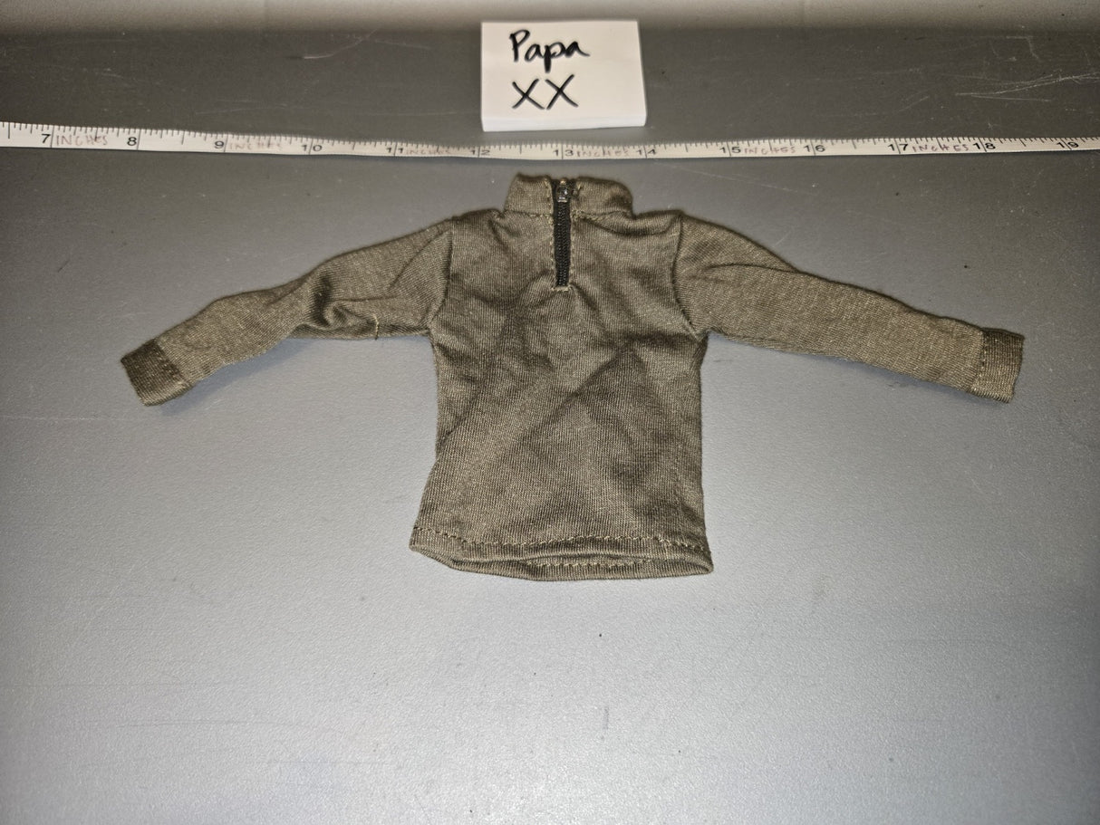 1/6 Scale Modern Era Military Quarter Zip Combat Shirt - Papa XX