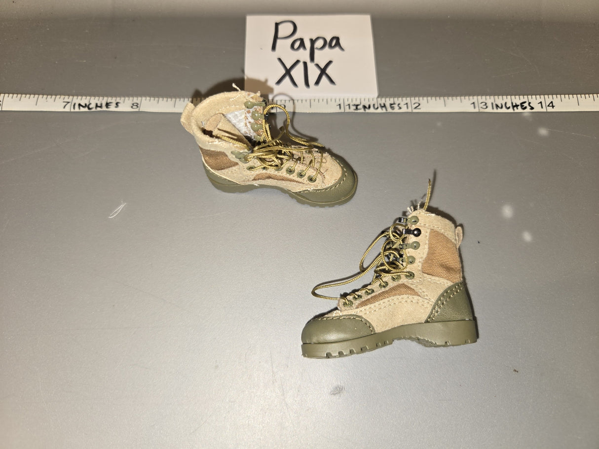 1/6 Scale Modern Era Boots - Cloth Leather