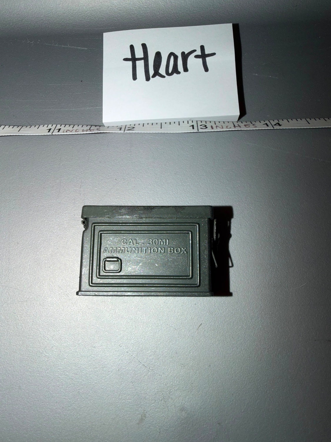 1/6 Scale WWII US Cal .30 Ammunition Box - Heart