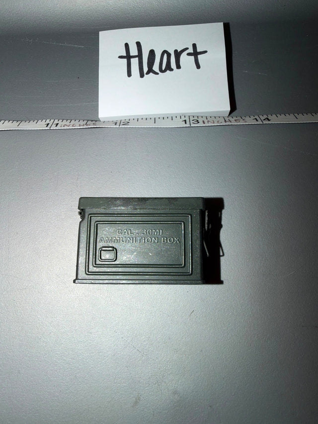1/6 Scale WWII US Cal .30 Ammunition Box - Heart