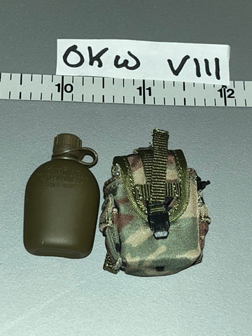 1:6 Scale Modern Era Canteen  and Woodland Pouch - DAM 75th Ranger