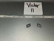 1/6 Scale WWII German Waffen Collar Tab Insignia Pair - Victor II