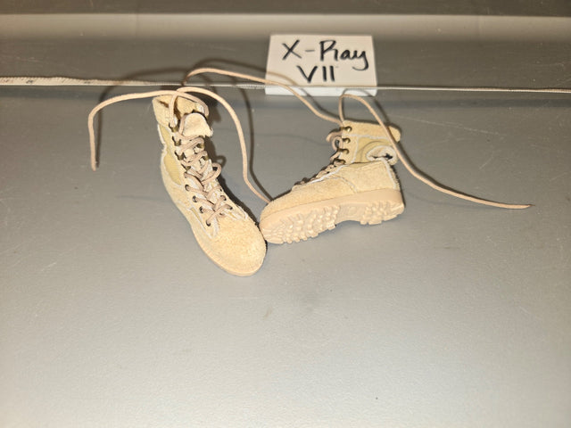 1/6 Scale Modern Era Desert Combat Boots - X-Ray VII