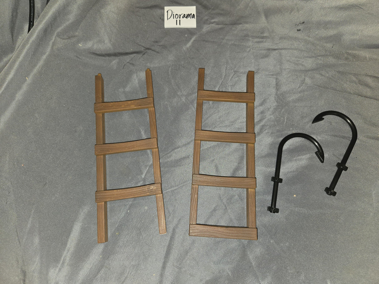 1/6 Scale Scalling Ladder Western Era / Medieval  - Diorama Item