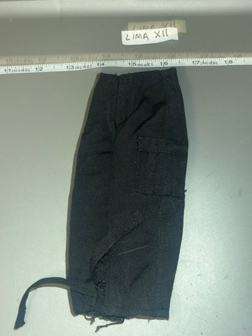 1/6 Scale Modern Era Black BDU Pants