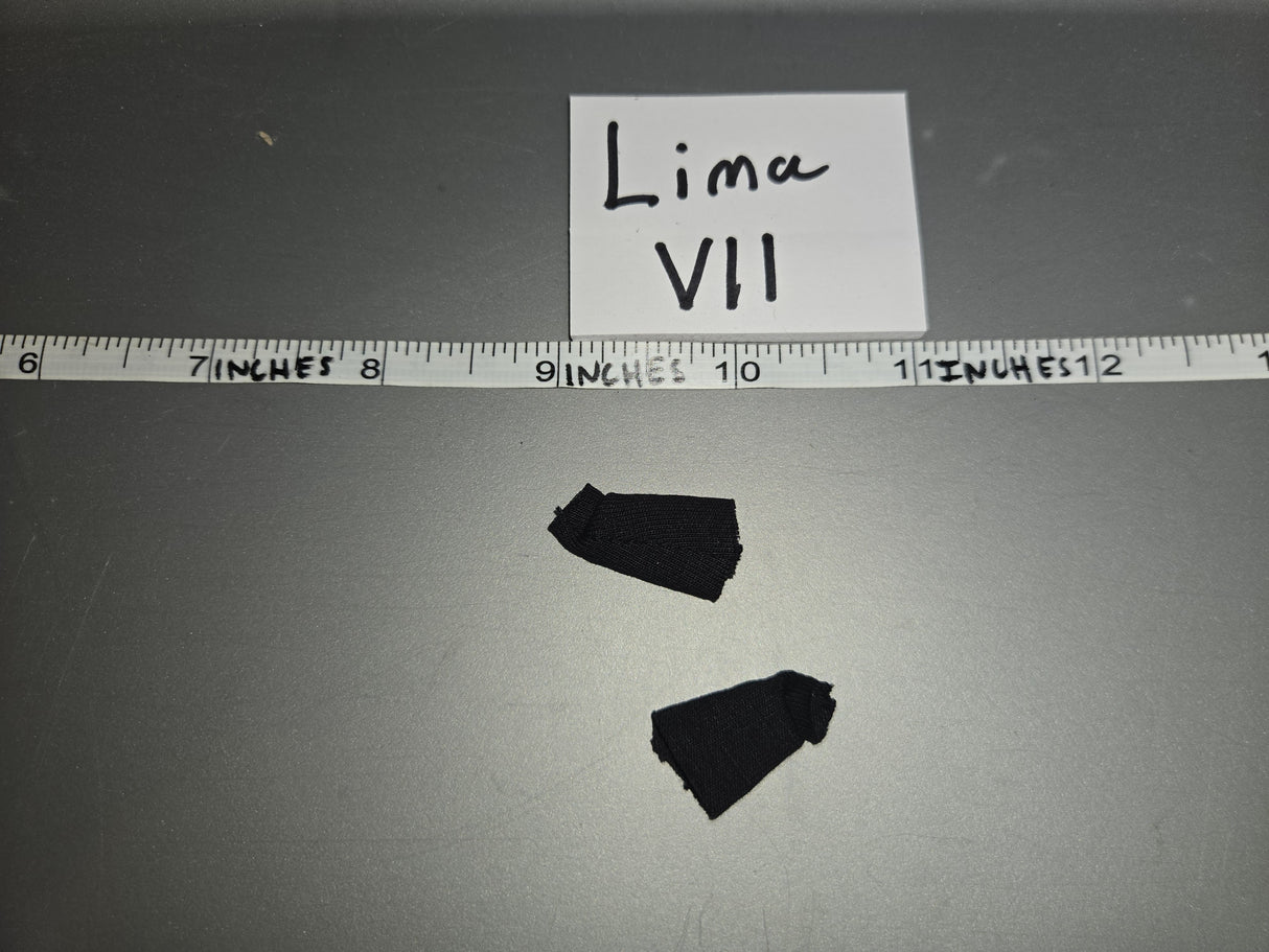 1:6 Scale Modern Era Black Socks - Peg Type