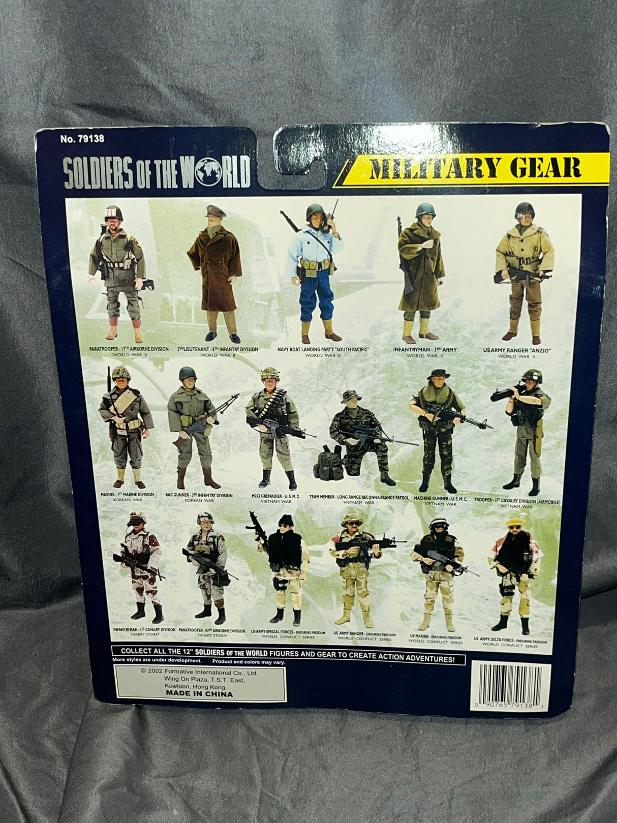 1/6 Scale Modern Enduring Freedom U.S. Army Special Forces - Formative International SOTW Soldiers of the World NIB Uniform Set