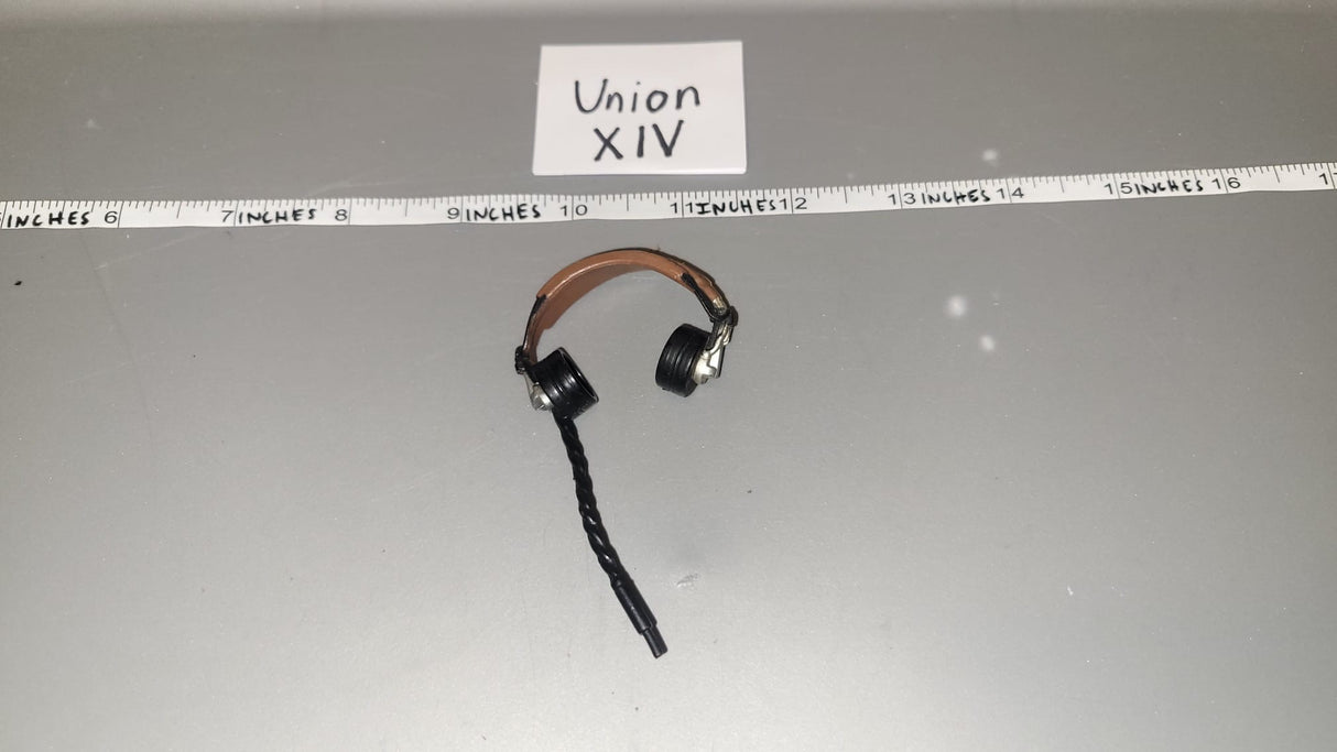 1/6 Scale WWII US Aviator Headphones