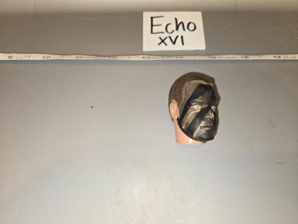 1/6 Scale Modern US Special Forces Head Sculpt with Face Paint - Echo XVI