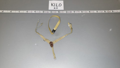 1/6 Scale WWII German Afrika Korps Y Harness and Belt  -