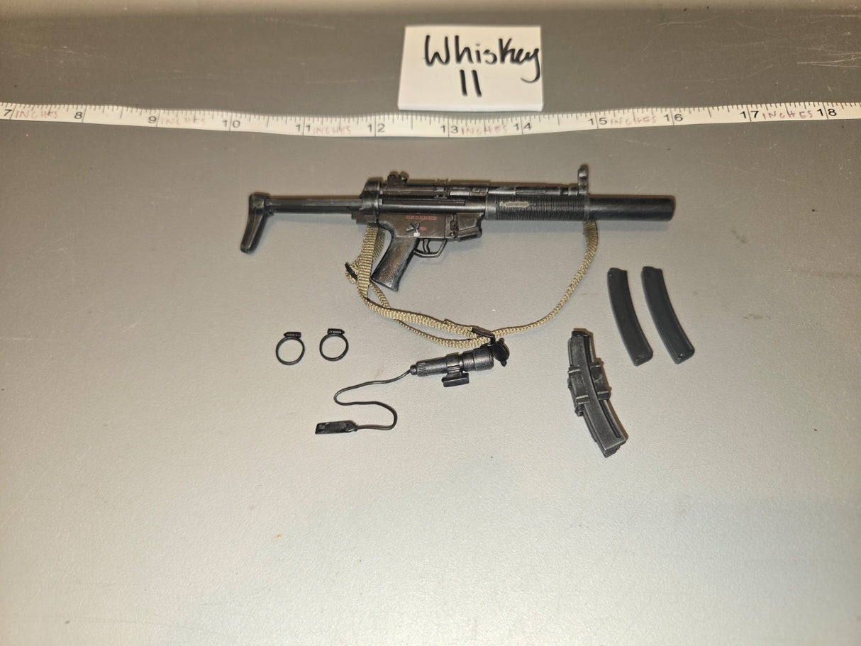 1/6 Scale Modern Era MP5SD Submachine Gun with Suppressor and Accessories - Whiskey II