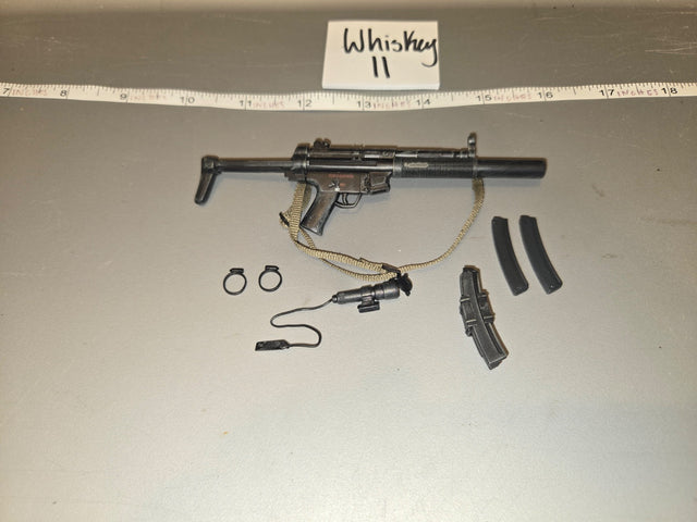 1/6 Scale Modern Era MP5SD Submachine Gun with Suppressor and Accessories - Whiskey II