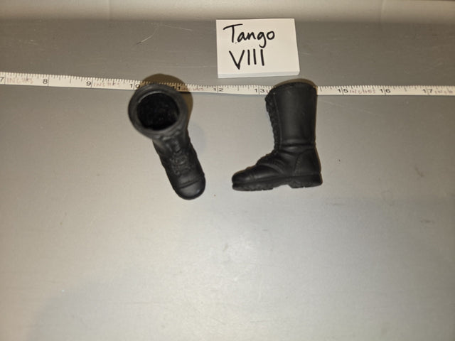 1/6 Scale Modern Era Black Combat Boots - Tango VIII