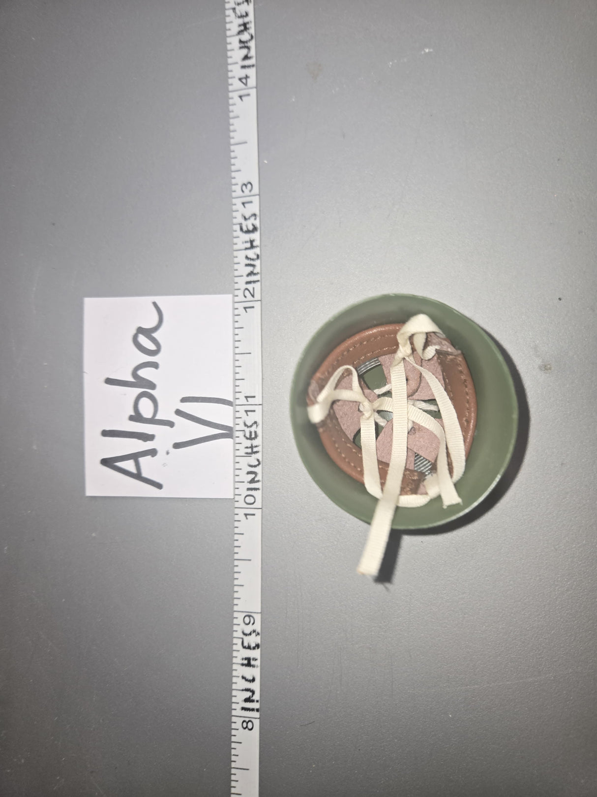 1/6 Scale WWII Japanese Helmet - Metal - QORange