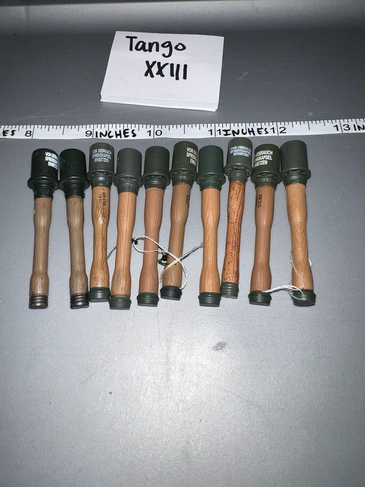 1/6 WWII German Grenade Lot