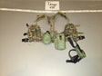 1/6 Scale Modern Era US Multicam MOLLE Chest Rig with Canteen and Pistol Holster - Tango XVI