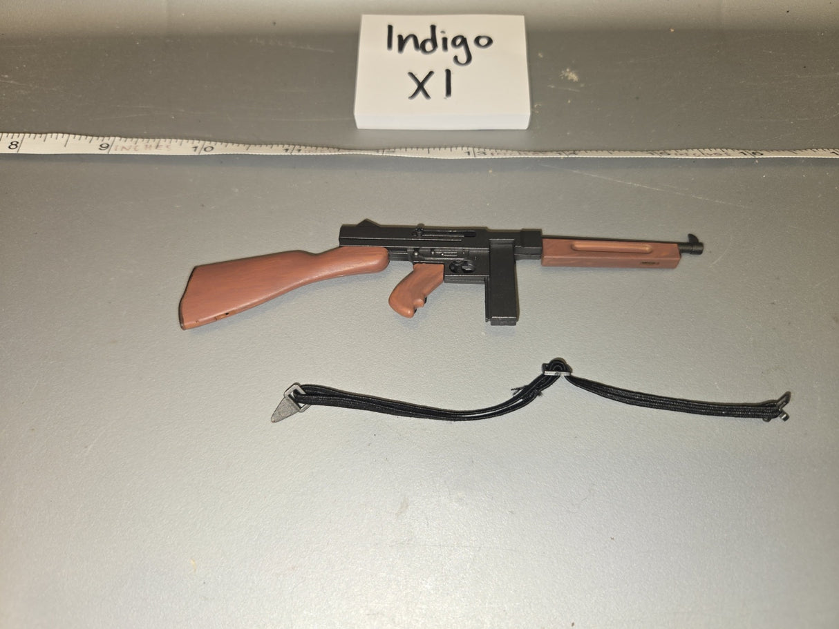 1/6 Scale WWII US Thompson Submachine Gun with Sling - Indigo XI