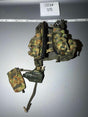 1/6 Scale Modern Era Australian Auscam MOLLE Tactical Vest with Pouches - Oscar VIII