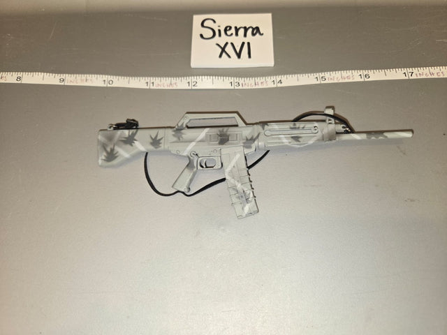 1/6 Scale Modern M4 Rifle Arctic Camo - Sierra XVI
