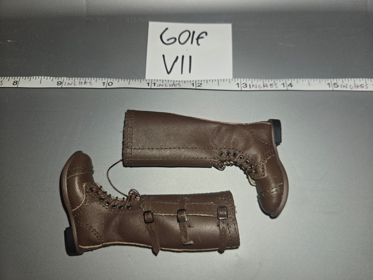 1:6 Scale WWII US Cavalry Boots - Patton - DID