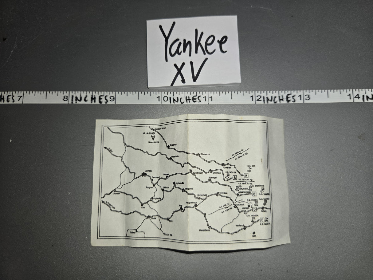 1:6 Scale WWII German Map