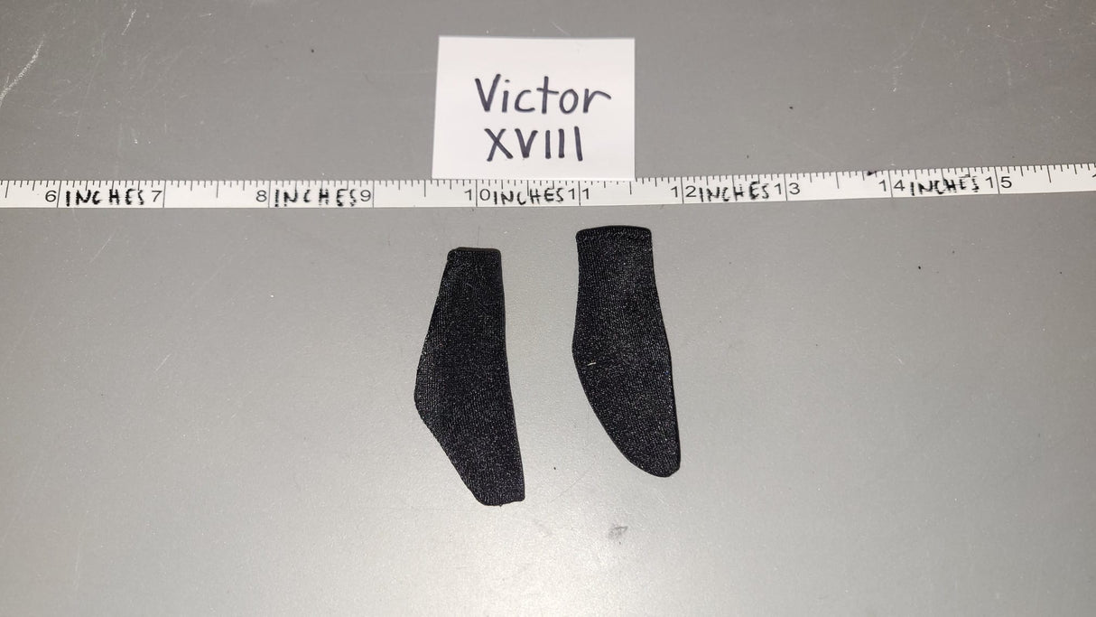1:6 Scale Modern Era Black Socks
