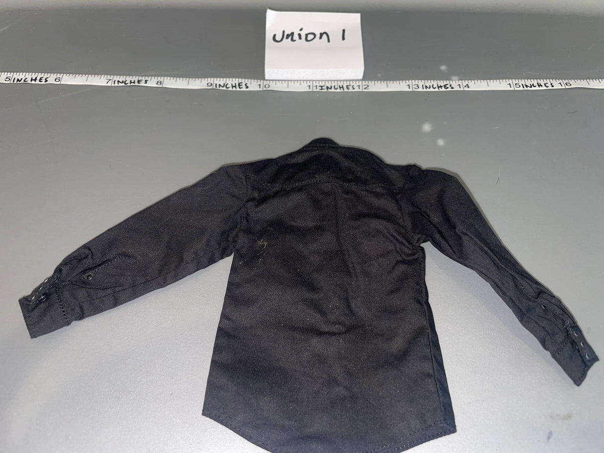 1/6 Scale WWII German Black Tanker Shirt