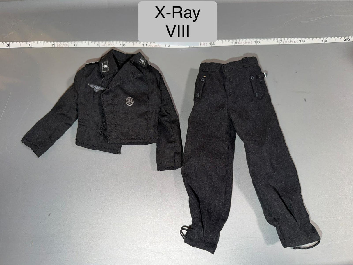 1/6 Scale WWII German Panzer Black Tanker Uniform