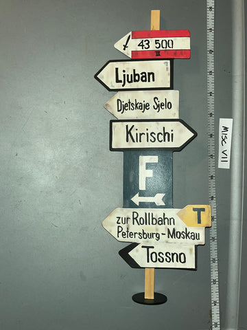 1:6 WWII German Road Sign