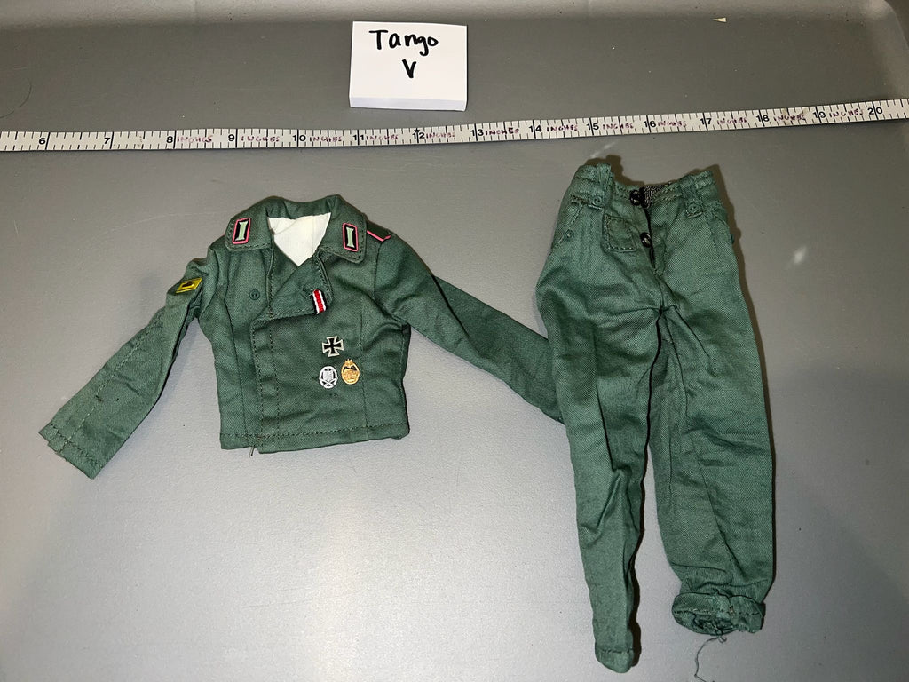 1/6 Scale WWII German Grey Tanker Uniform