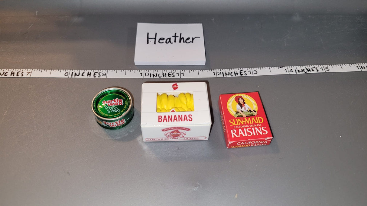 1/6 Scale Modern Era Food / Kitchen / Grocery Item Lot - Diorama Item