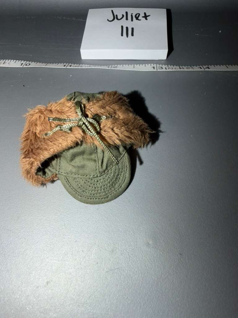 1/6 Scale WWII Russian Winter Fur Ushanka Field Cap - Juliet III