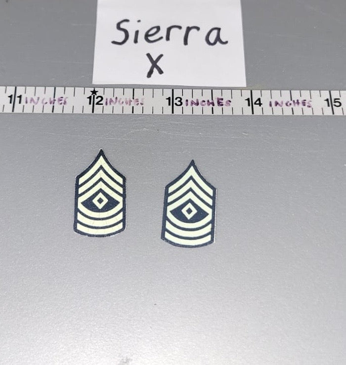 1/6 Scale WWII US Rank Insignia