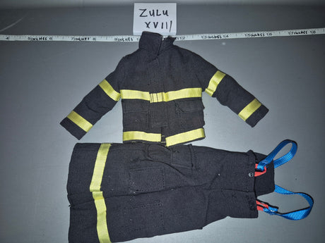 1/6 Scale Modern Era Firefighter Turnout Gear Set - Zulu XVII