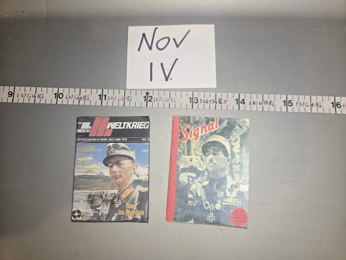 1/6 Scale WWII German Reading Magazine Lot