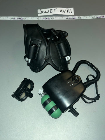 1/6 Modern Era Scuba Dive Gear Rebreather Set