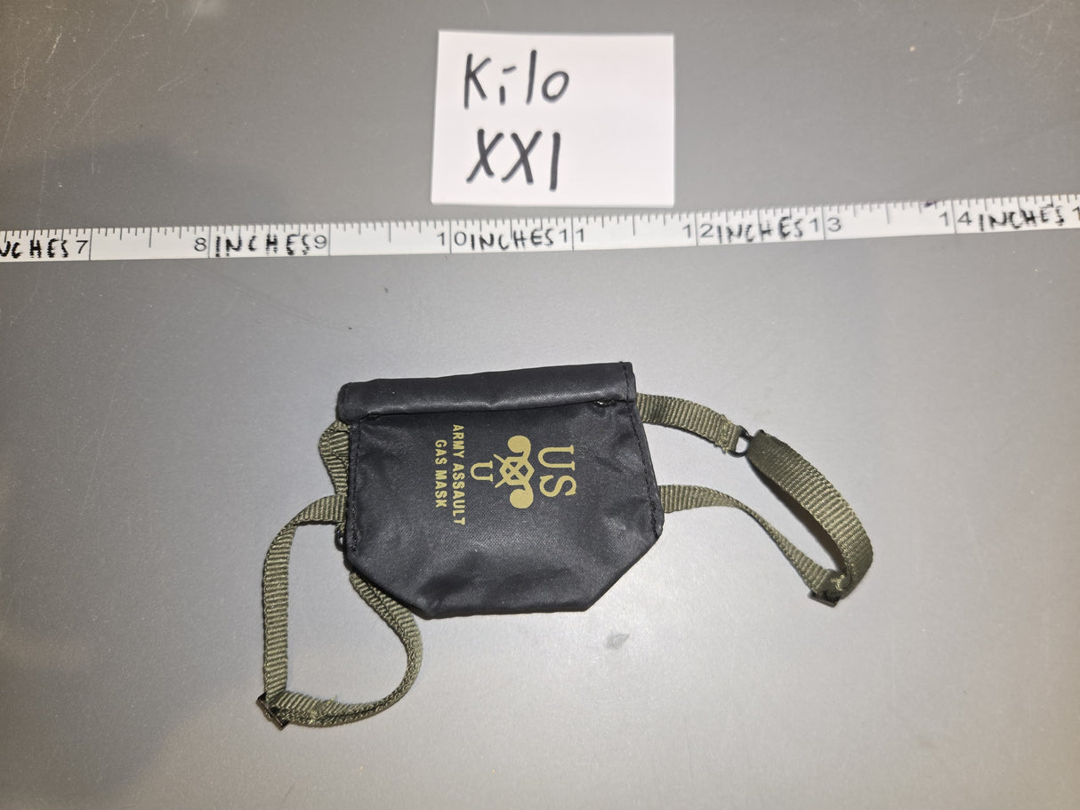 1/6 Scale WWII US Cloth Gas Mask Bag
