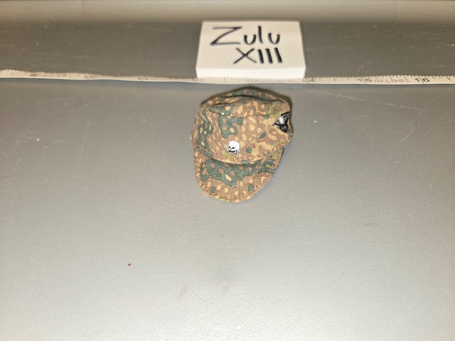 1/6 Scale WWII German Waffen Camouflage Field Cap - Zulu XIII