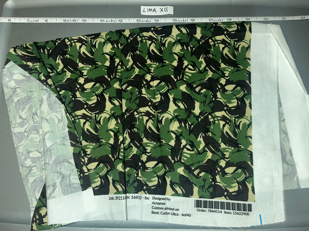 1:6 Scale Modern Era British Camouflage Fabric