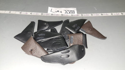 1:6 Scale Vintage GI Joe Leather Flap Holster Lot