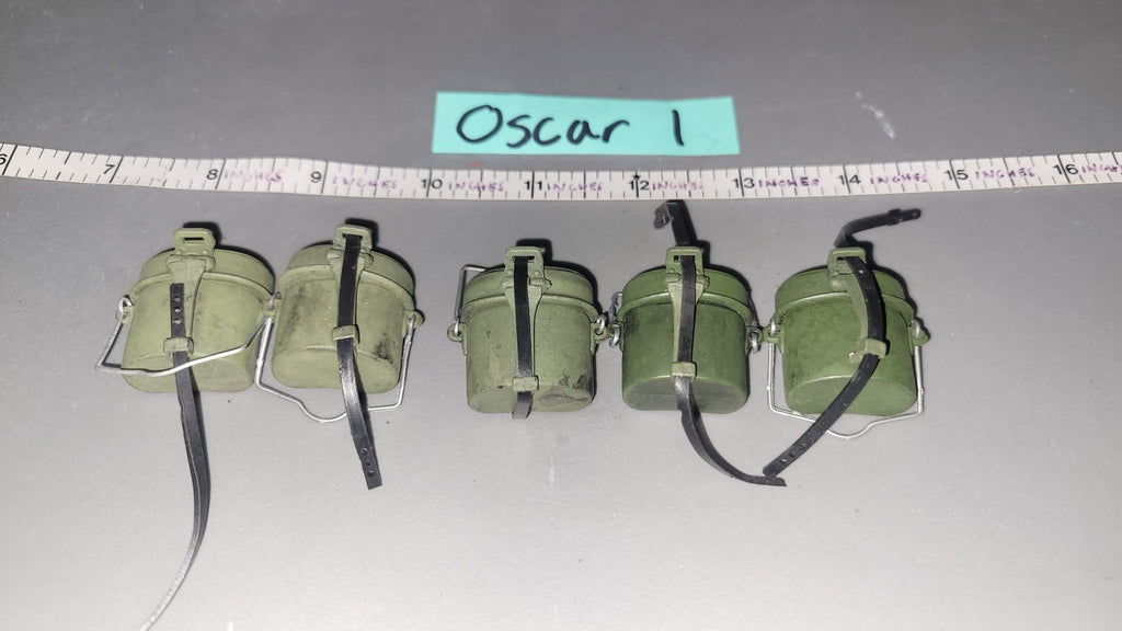 1/6 Scale WWII German Mess Kit Lot