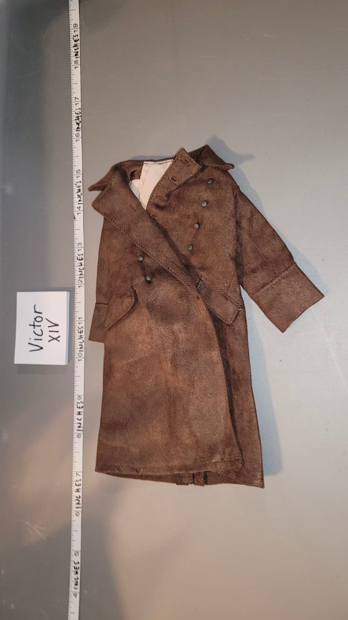 1/6 Scale WWII German Afrika Korps Brown Great Coat - DID